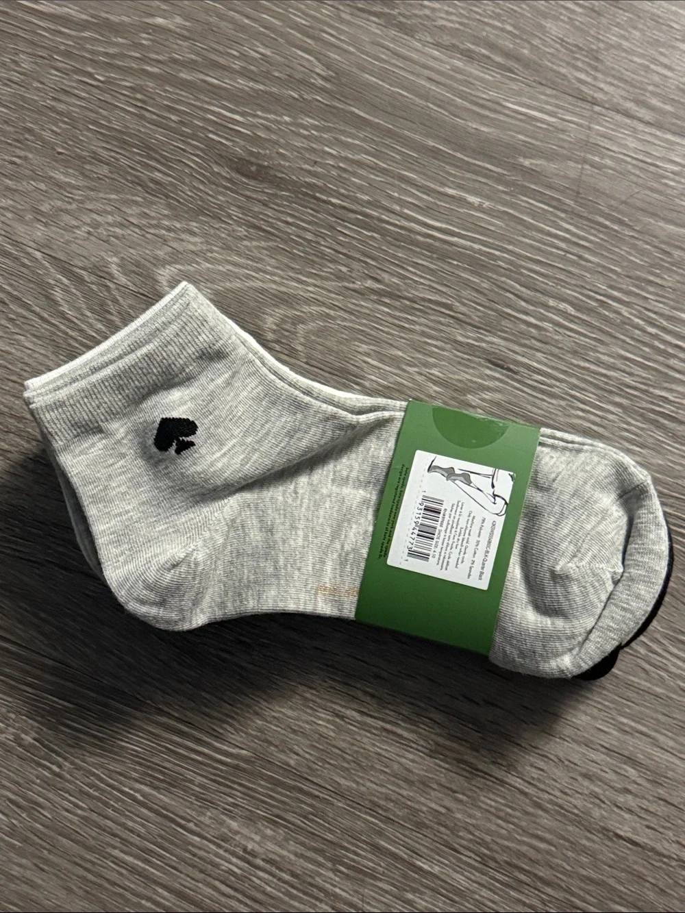NWT. kate spade quarter socks. 6 pairs. One size. Black, Gray, white